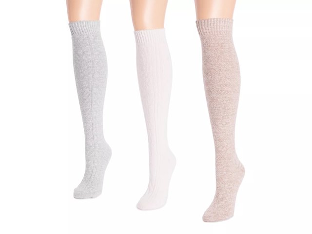 Knit Women's Knee Socks - 3 Pack
