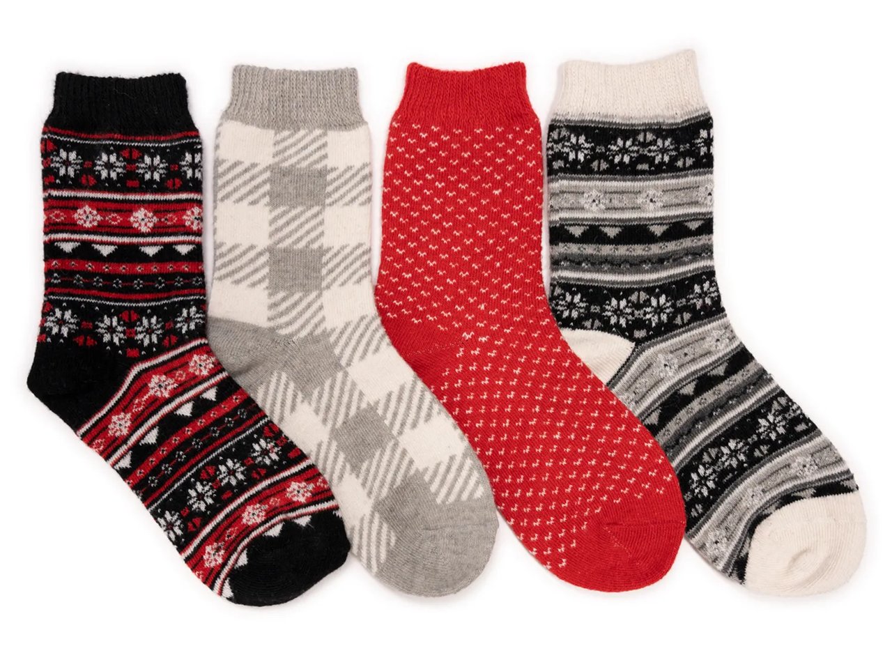 Holiday Women's Crew Socks - 4 Pack