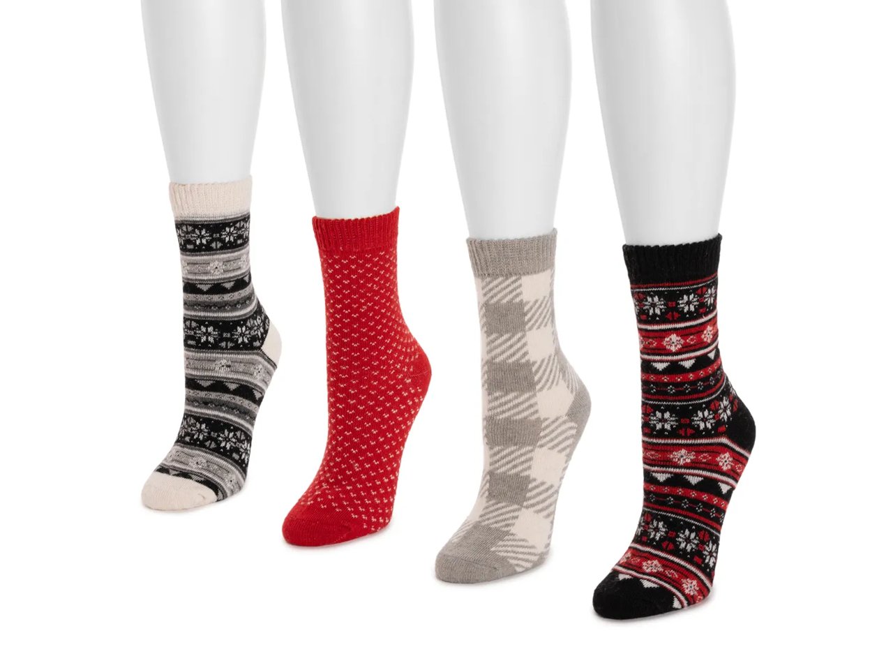 Holiday Women's Crew Socks - 4 Pack