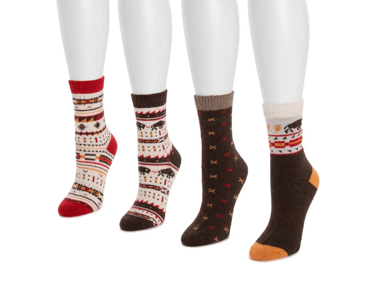 Holiday Women's Crew Socks - 4 Pack