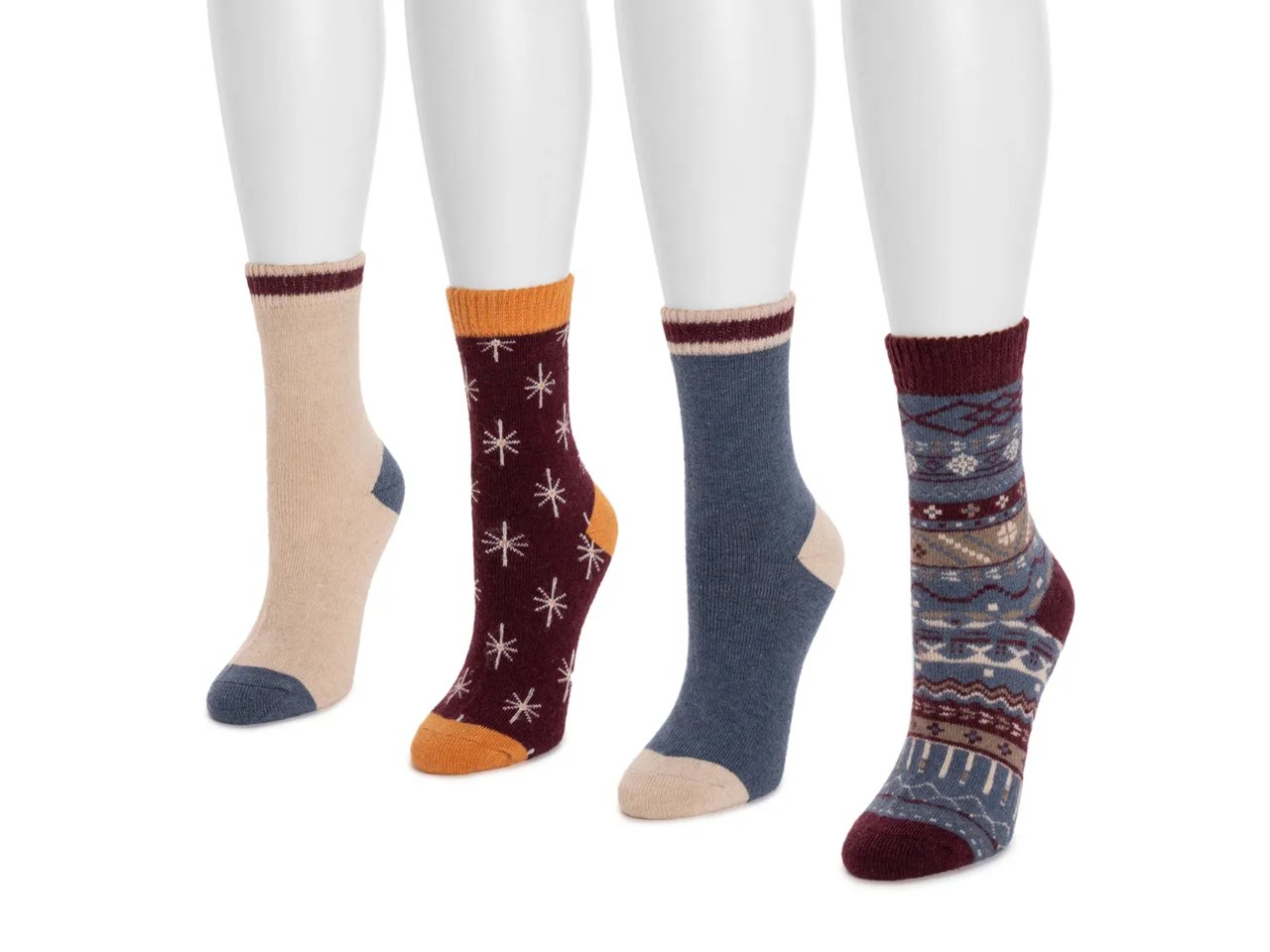 Holiday Women's Crew Socks - 4 Pack