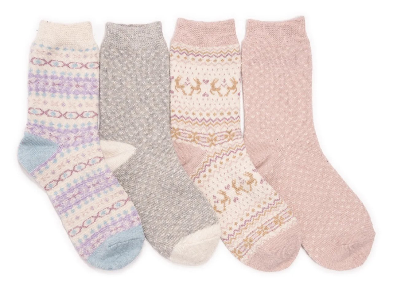 Holiday Women's Crew Socks - 4 Pack