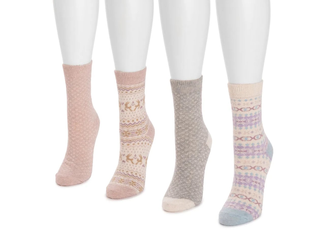 Holiday Women's Crew Socks - 4 Pack