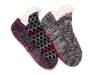 Shortie Cabin Women's Socks - 2 Pack Black/Multicolor view