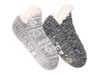 Shortie Cabin Women's Socks - 2 Pack Grey view