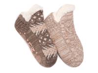 Shortie Cabin Women's Socks - 2 Pack Taupe view