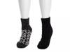 Chenille Women's Slipper Socks - 2 Pack Black/Charcoal view