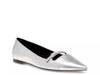 Luvey Mary Jane Flat Silver Metallic view