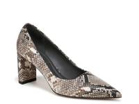 Giovanna Pump Grey Snake Print view
