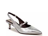 Khloe Slingback Pump Silver Metallic view