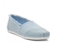 Alpargata Raw Edge Slip-On - Women's Light Blue Pastel view