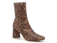 Harli Bootie Rose Pink/Black Snake Print view