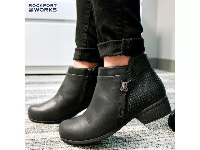 Rockport Works Carly Alloy Toe Work Boot - Women's - Free Shipping