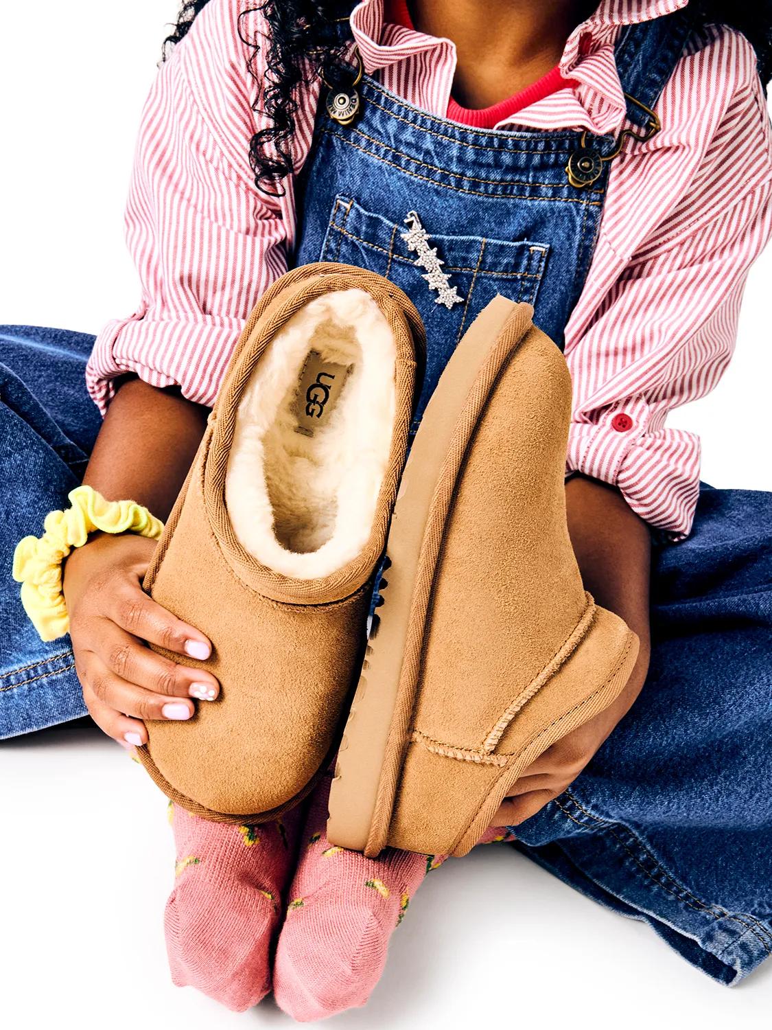 UGG Classic Bootie Slipper - Kids' - Free Shipping | DSW