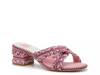 Georges Sandal Pink/Black/White view