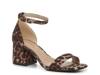 Marybell Sandal Tan/Black Leopard Print Fabric view
