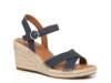 Casstin Wedge Sandal Navy view