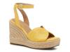 Wesley Espadrille Wedge Sandal Pineapple Yellow view