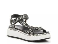 Amayaa Sandal Black/White view