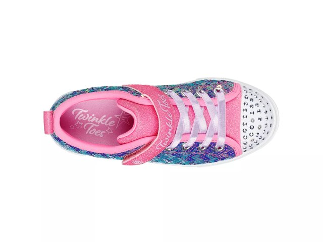 Skechers Twinkle Sparks Sequin Party Light Up Sneaker - Kids