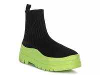 Quavo Platform Bootie Black & Green view