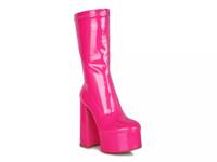 Vinkele Platform Boot Fuchsia view