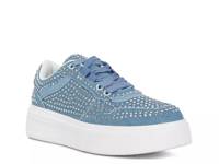 Eloise Platform Sneaker Denim Blue view