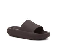 Syma Slide Sandal Dark Oak Brown view