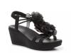 Cayla Wedge Sandal Black view