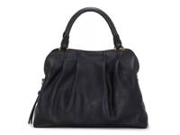 Eriel Leather Satchel Black view