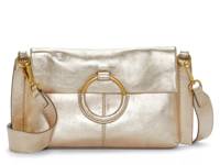 Livee Leather Crossbody Bag Light Gold view