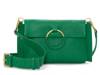 Livee Leather Crossbody Bag Emerald Green view
