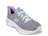 GO WALK Arch Fit 2.0 Vivid Sunset Sneaker - Women's Grey/Purple view