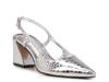 Sindree Pump Silver Metallic Snake Print view