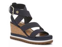 Souler Wedge Sandal Dark Blue view