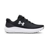Charged Surge 4 Running Shoe - Men's Black/White view