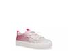 Kara Slip-On Sneaker - Kids' Pink/Silver view