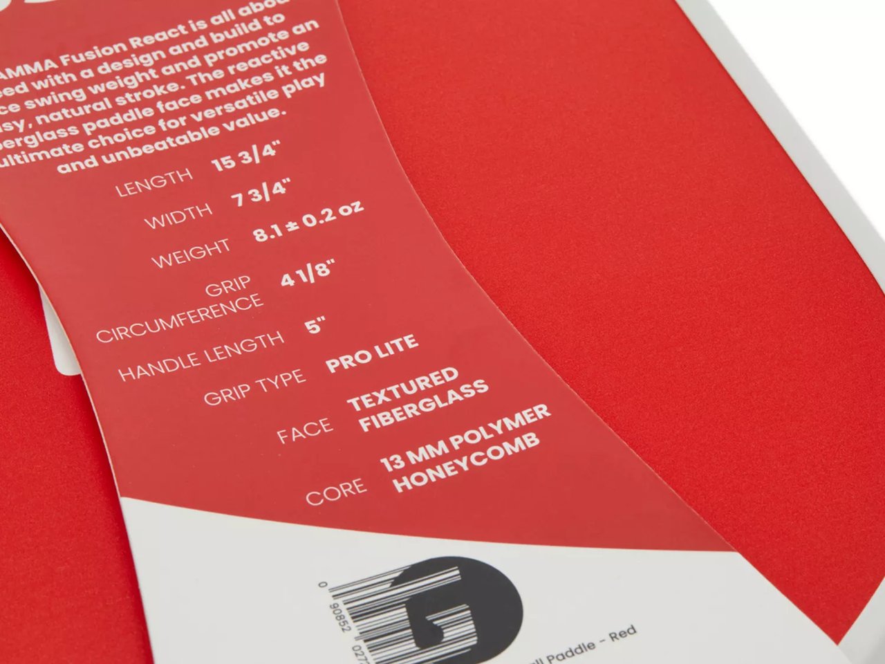 Fusion React Pickleball Paddle