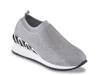 Bella Wedge Sneaker Silver view