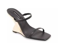 West Wedge Sandal Black view
