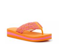 Baesal Platform Sandal Sweet Clementine Orange/Hot Pink view