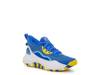 Curry 327 Sneaker - Kids' Blue/Yellow view