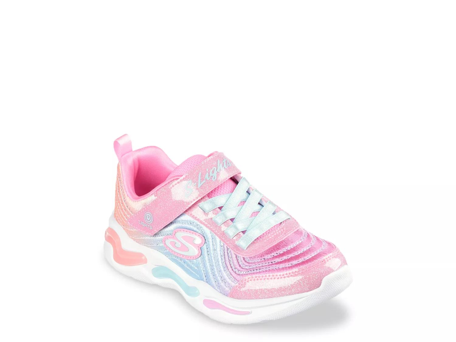 Skechers S-Lights Wavy Beams Ombre Express Light-Up Sneaker - Kids
