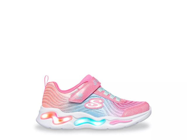 S-Lights Wavy Beams Ombre Express Light-Up Sneaker - Kids'
