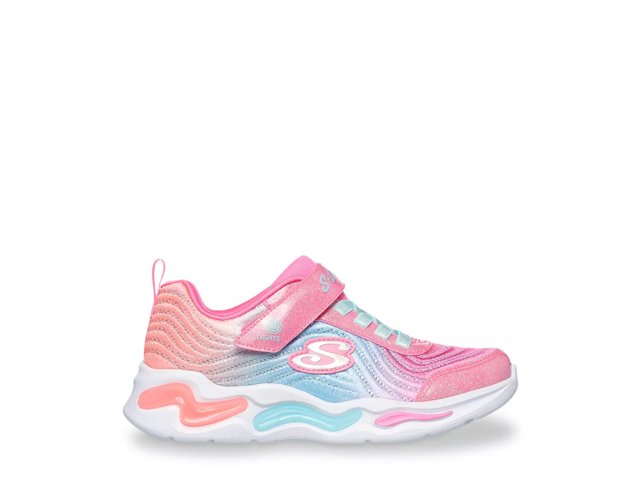 S-Lights Wavy Beams Ombre Express Light-Up Sneaker - Kids'