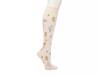 Wildflower&nbsp;Everyday Women’s Compression Knee Socks Light Oat Beige Floral Print view