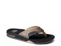 Fanning Flip Flop Black/Tan view