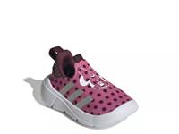 X Disney Monofit Minnie Mouse Slip-On Sneaker - Kids' Pink Polka Dot Print view
