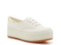 The Platform Lug Sneaker - Women's Egret/Gold view