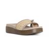 Farrah Wedge Sandal Beige/Grey Raffia view